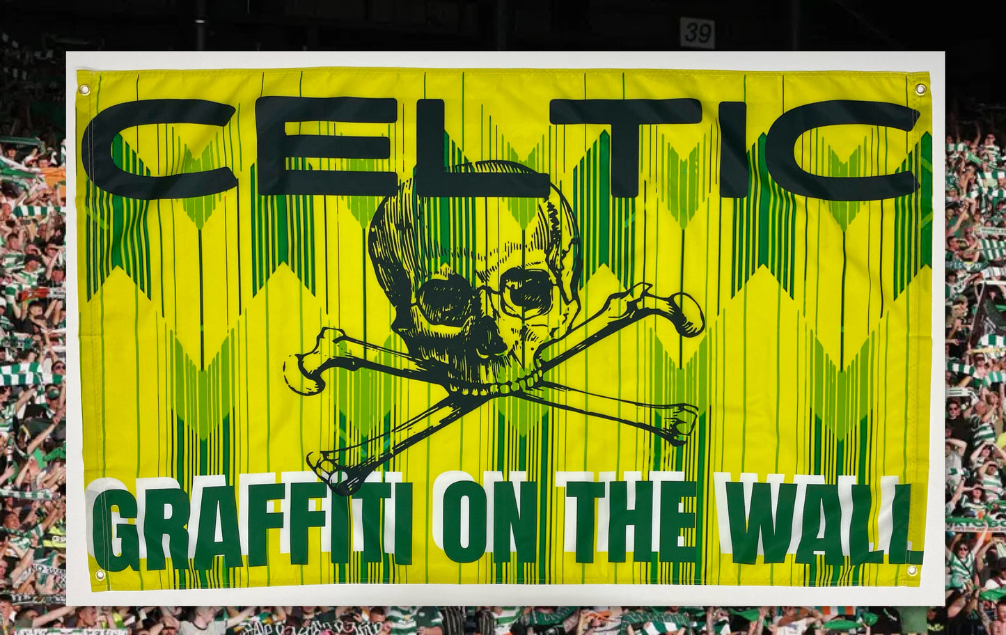 'GRAFFITI ON THE WALL' FLAG