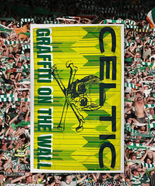 'GRAFFITI ON THE WALL' FLAG