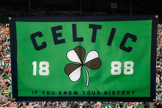 'IF YOU KNOW YOUR HISTORY' FLAG - GREEN