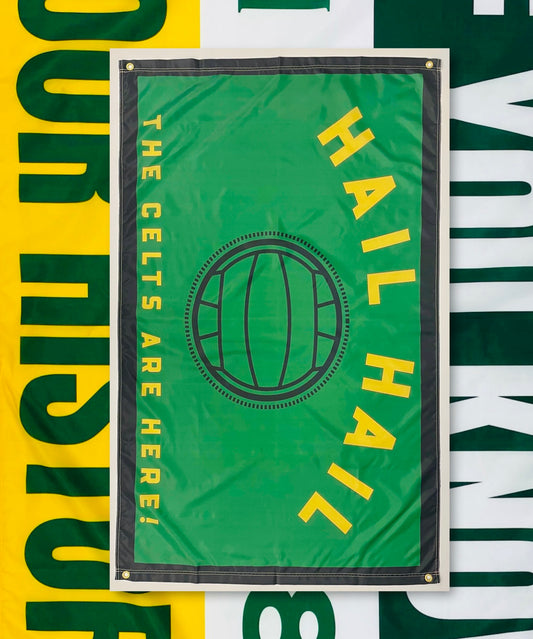 'HAIL HAIL - VINTAGE BALL' FLAG